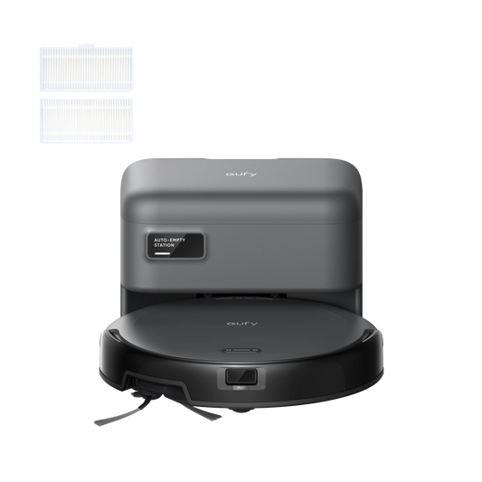 eufy Robot Vacuum C10 with 2 Replacement Washable Filters