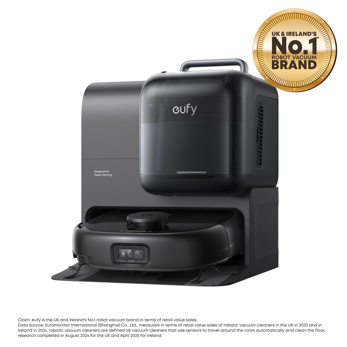 eufy Omni E28 Robot Vacuum & Mop with All-in-One Station and Portable Deep Cleaner