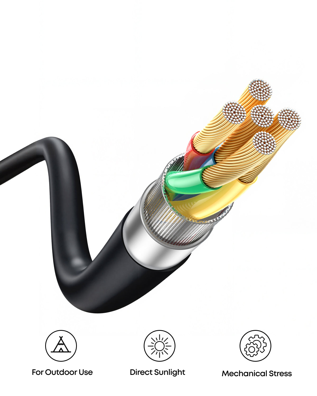 eufy Power Extension Cord Compatible with Robotic Lawn Mower E15 / E18 / C15