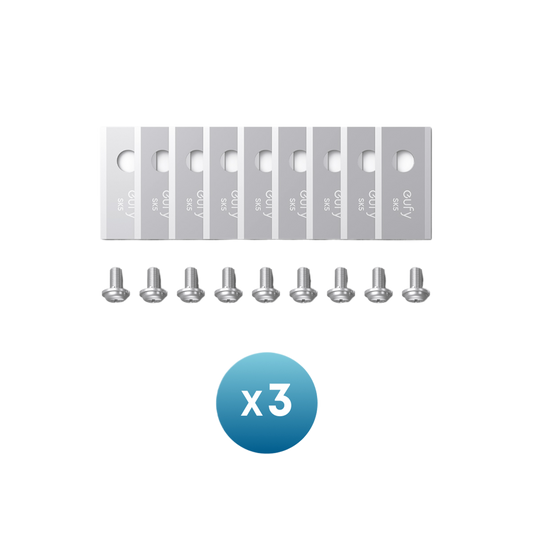 eufy Replacement Blade Set: 3*(9 Lawn Mower Blades and 9 Screws) Compatible E15＆E18