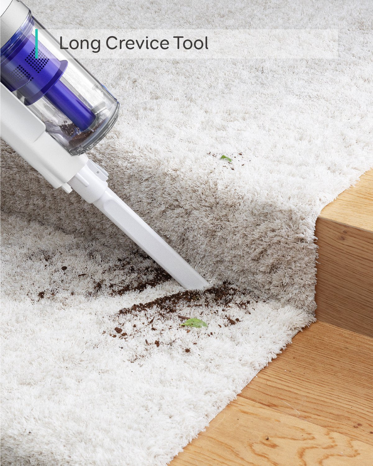 Long Crevice Tool White