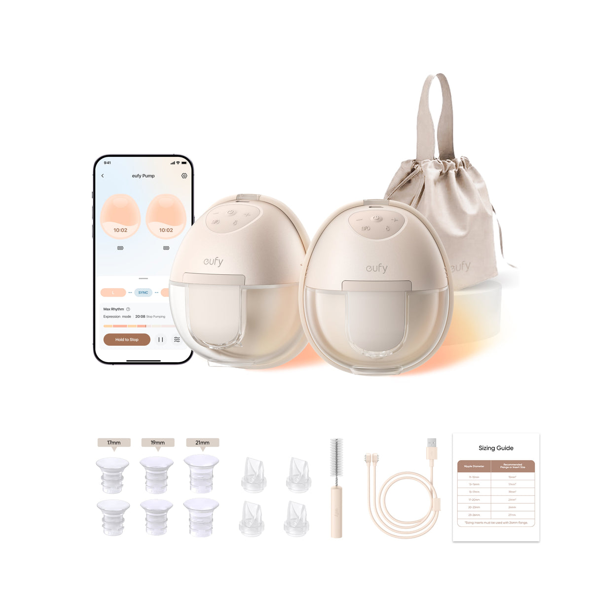 eufy S1 Wearable Heated Electric Breast Pump