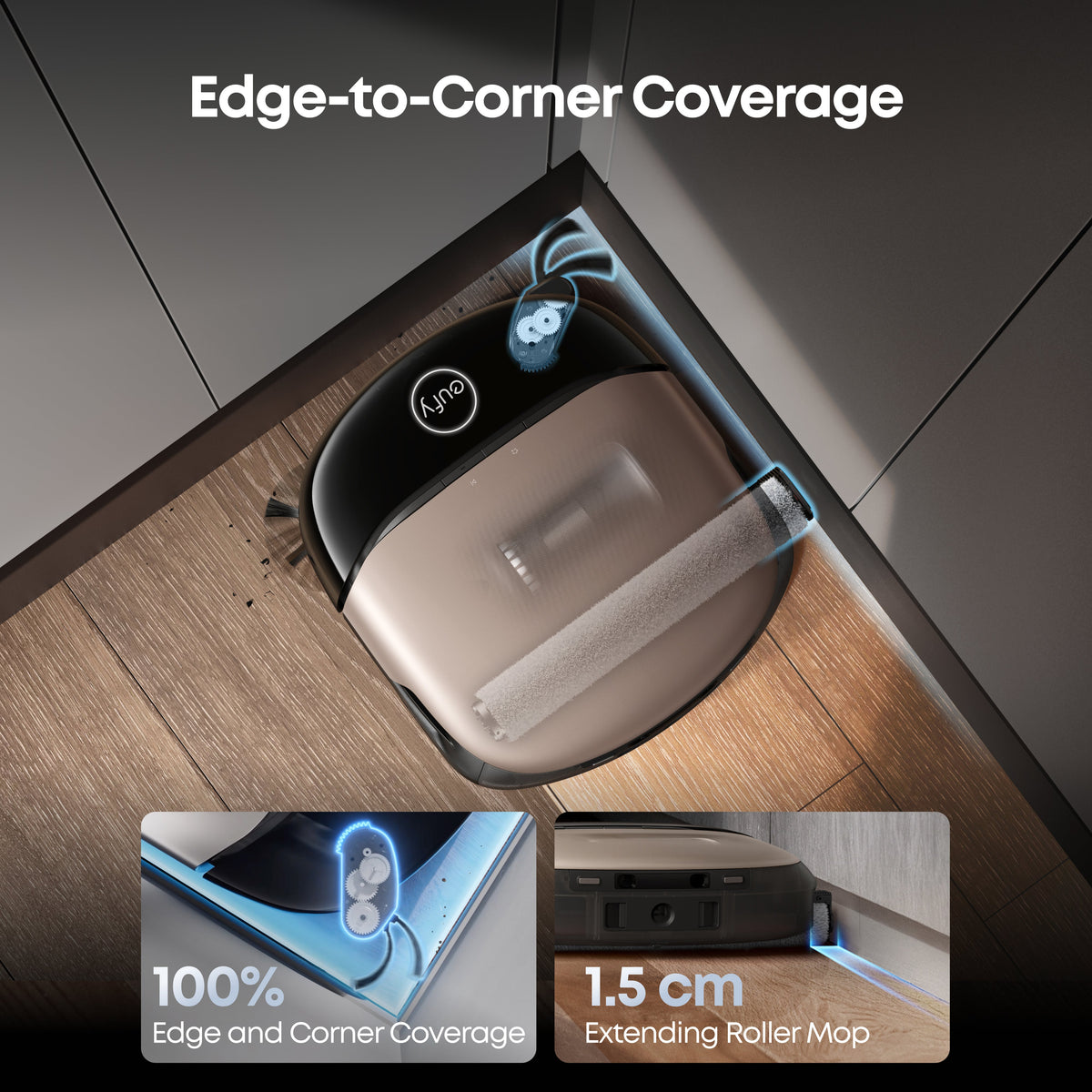 eufy Omni S2 Robot Vacuum & Mop with 3-Scent Fragrance Bundle, 30,000Pa, HydroJet 2.0 Self‑Cleaning Mopping, AI Navigation, All‑in‑One Station