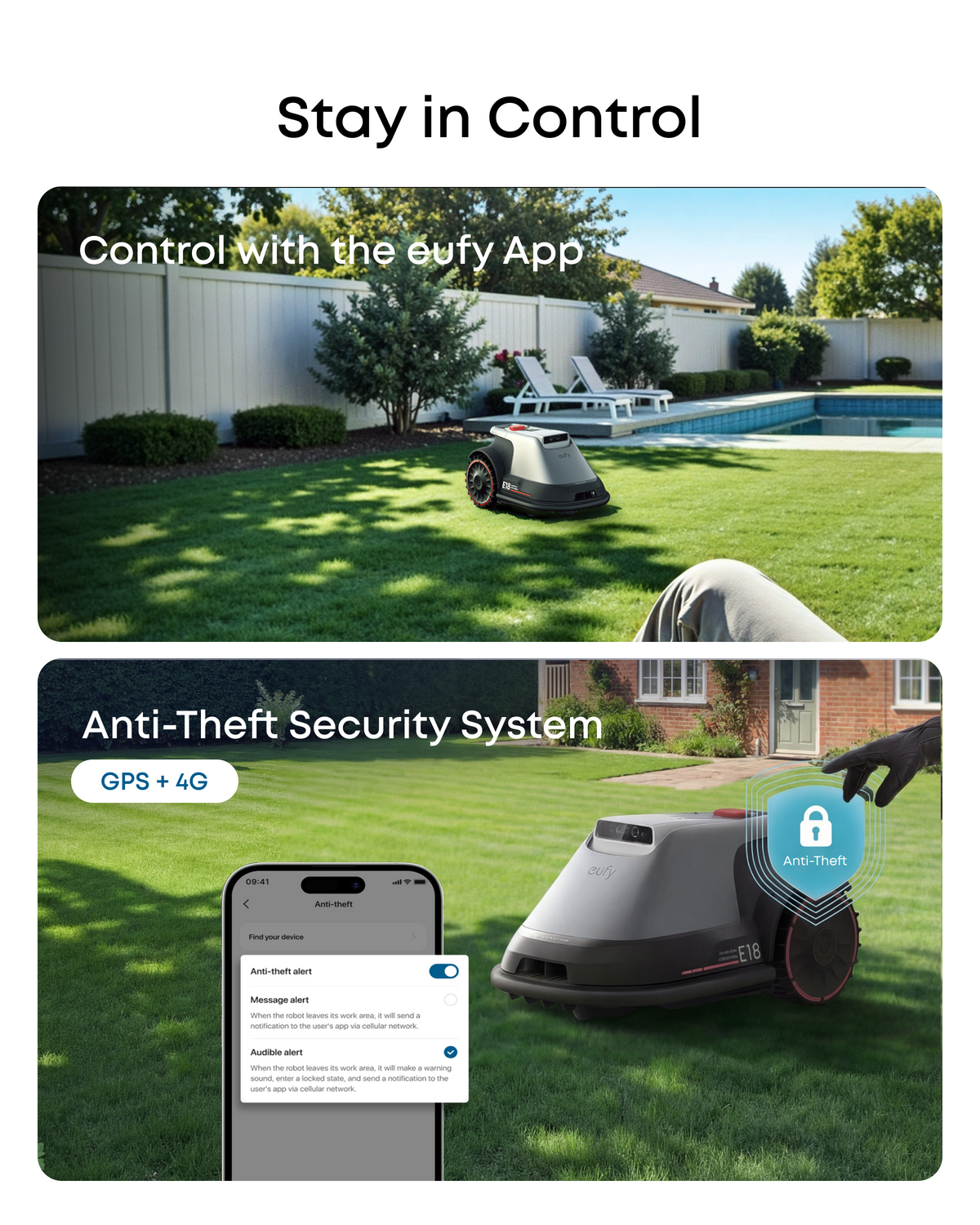 eufy Robot Lawn Mower E18