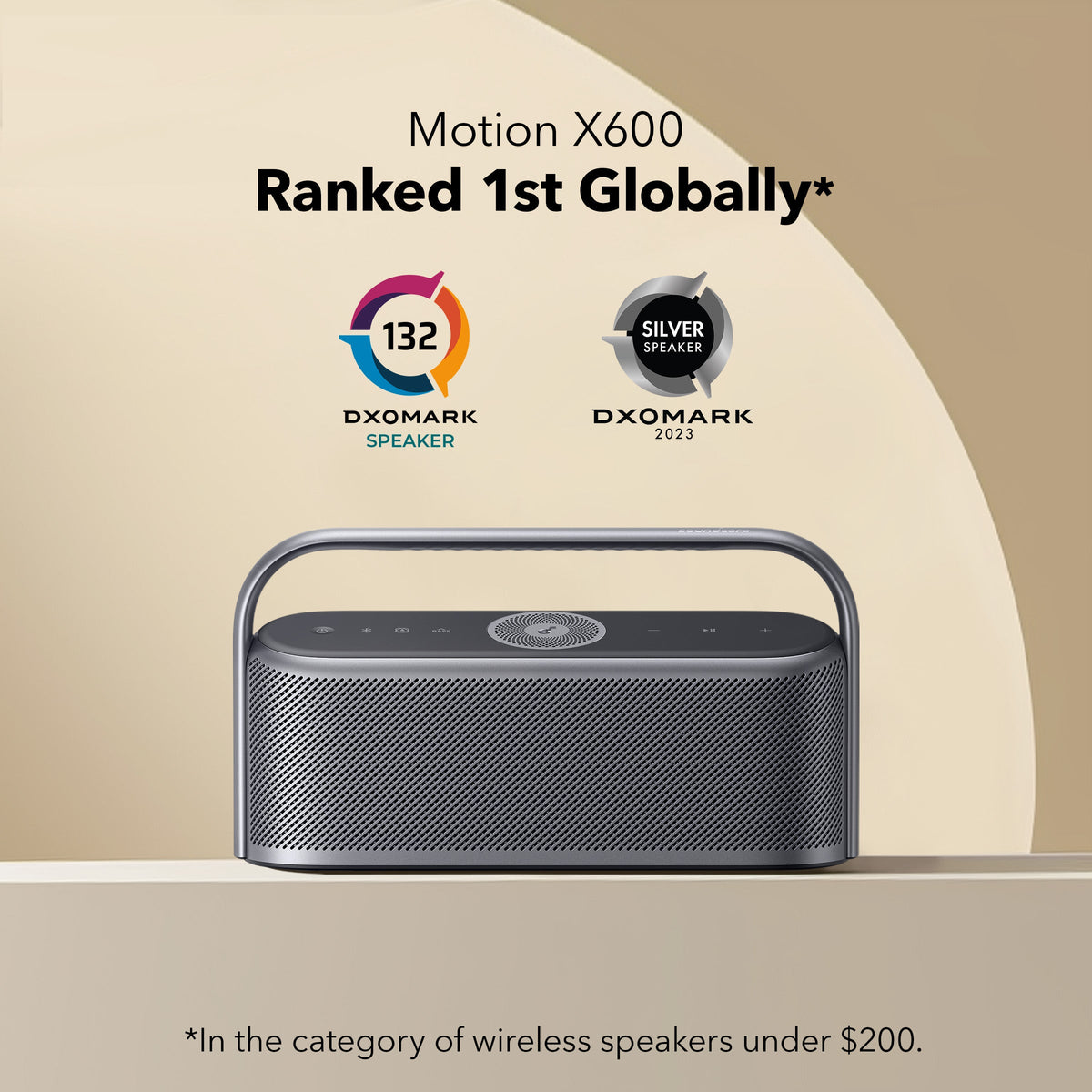 Motion X600 | High-Quality Sound Wireless Speaker（Refurbished）