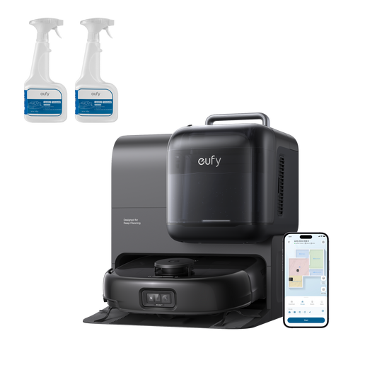 eufy Robot Vacuum Omni E28 with 2 Fabric Cleaners
