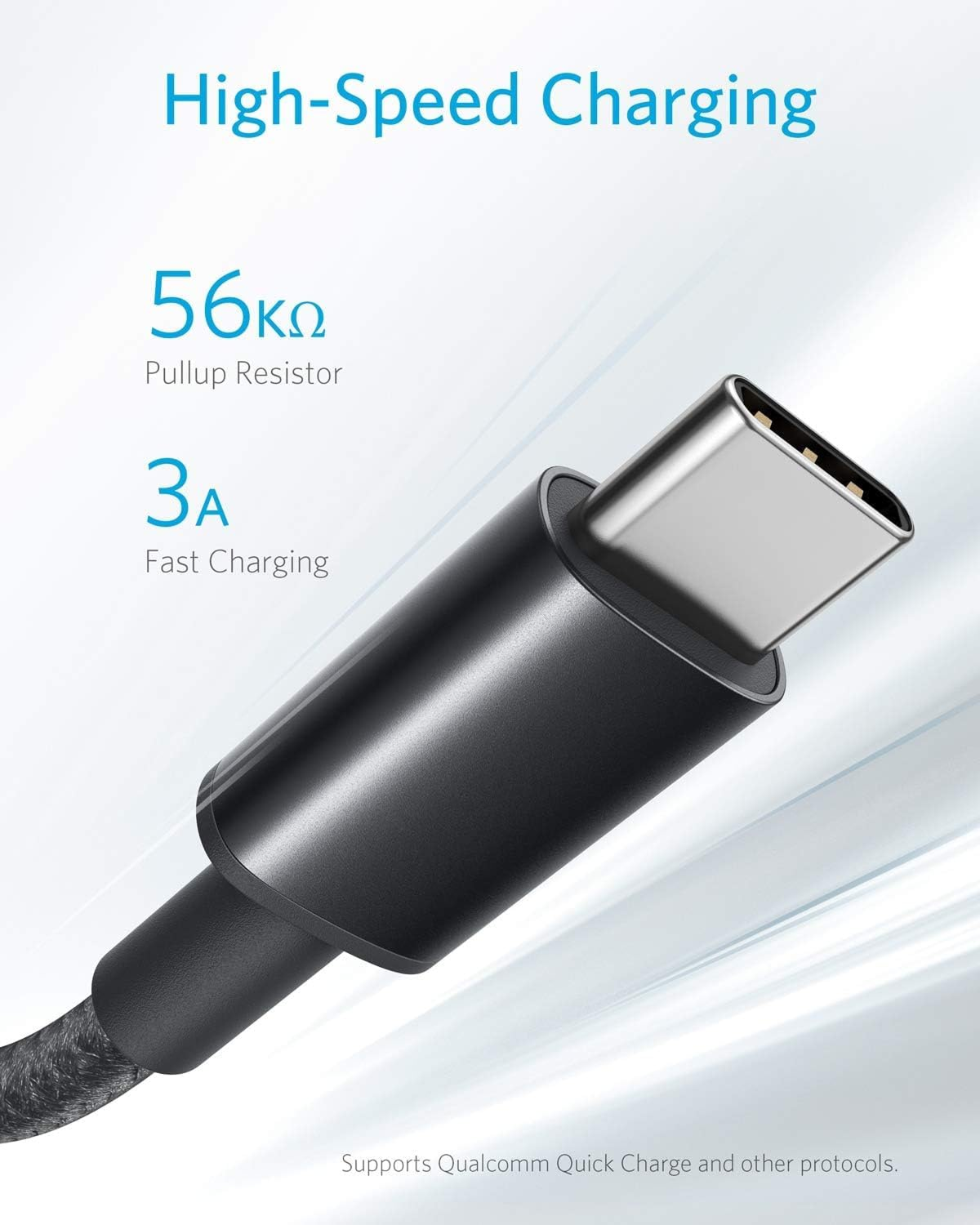 Anker USB-A to USB-C Cable, 6 ft (1.8 m) Charging Cable