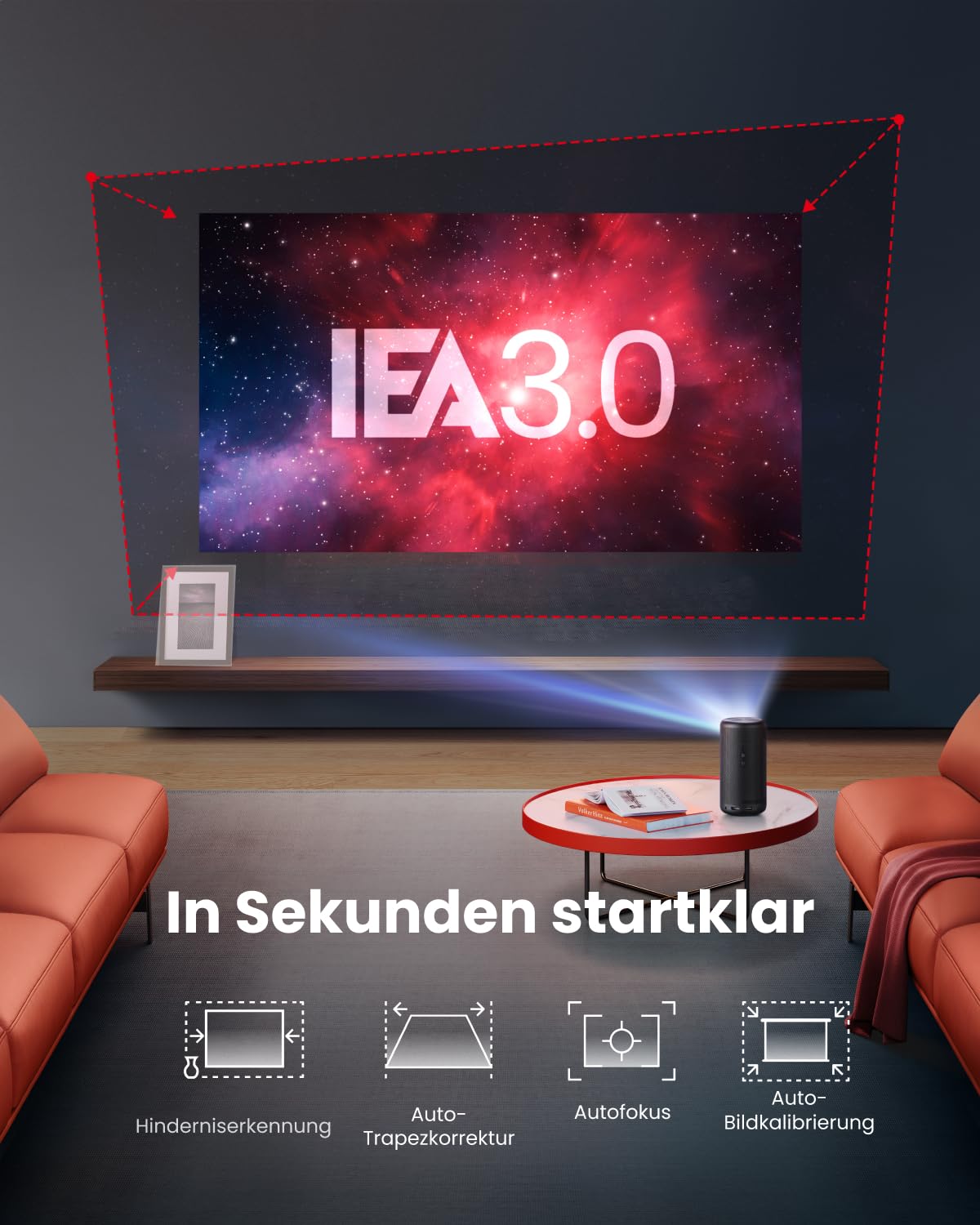 soundcore Nebula Capsule 3 Projector (Refurbished)