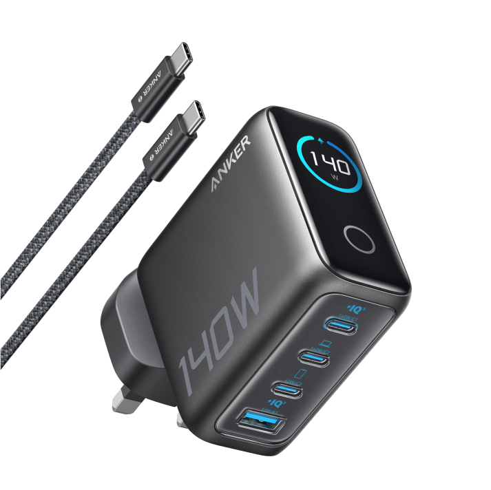Anker Laptop Power Bank (25K, 165W, Retractable Cables) + Anker Laptop Charger (140W, 4-Port, PD 3.1) + Anker Nano Power Bank (10K, 45W, Retractable Cable)
