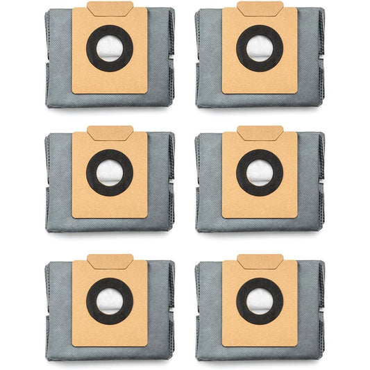 eufy 6-Pack Large Capacity Dust Bags Compatible with X10 Pro Omni Robot Vacuum and Mop